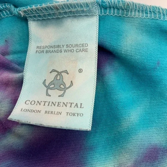 Continental Clothing Unisex Tie Dyed T Shirt S - Picture 5 of 7